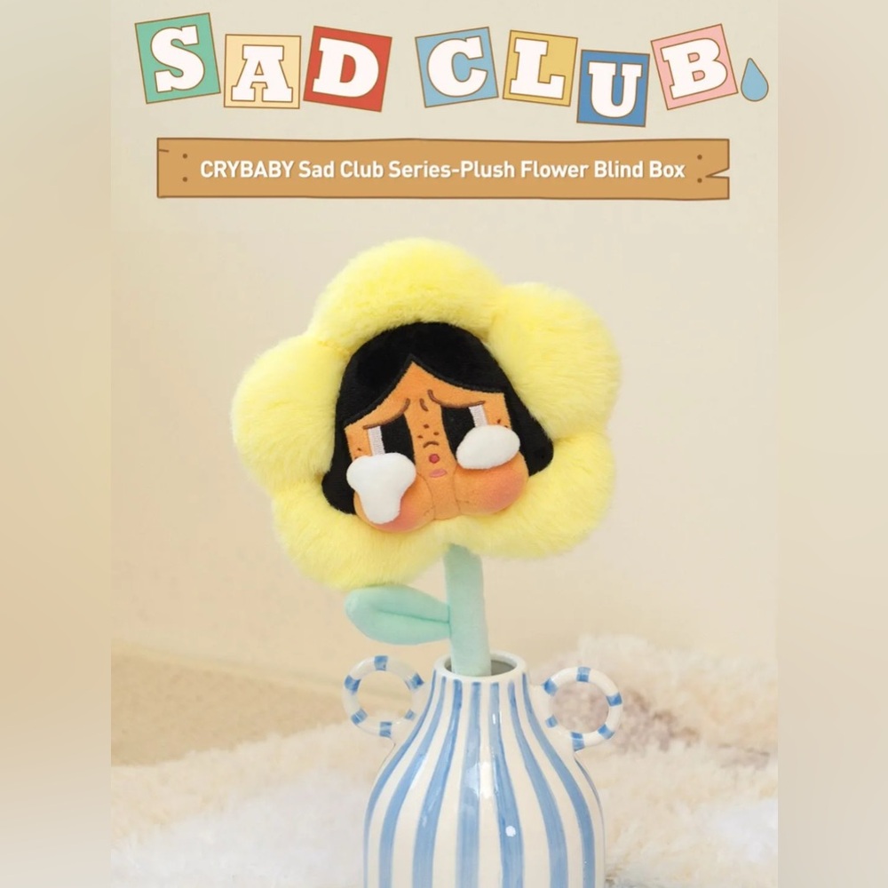 CONFIRMED Crybaby Sad Club Plush Flower